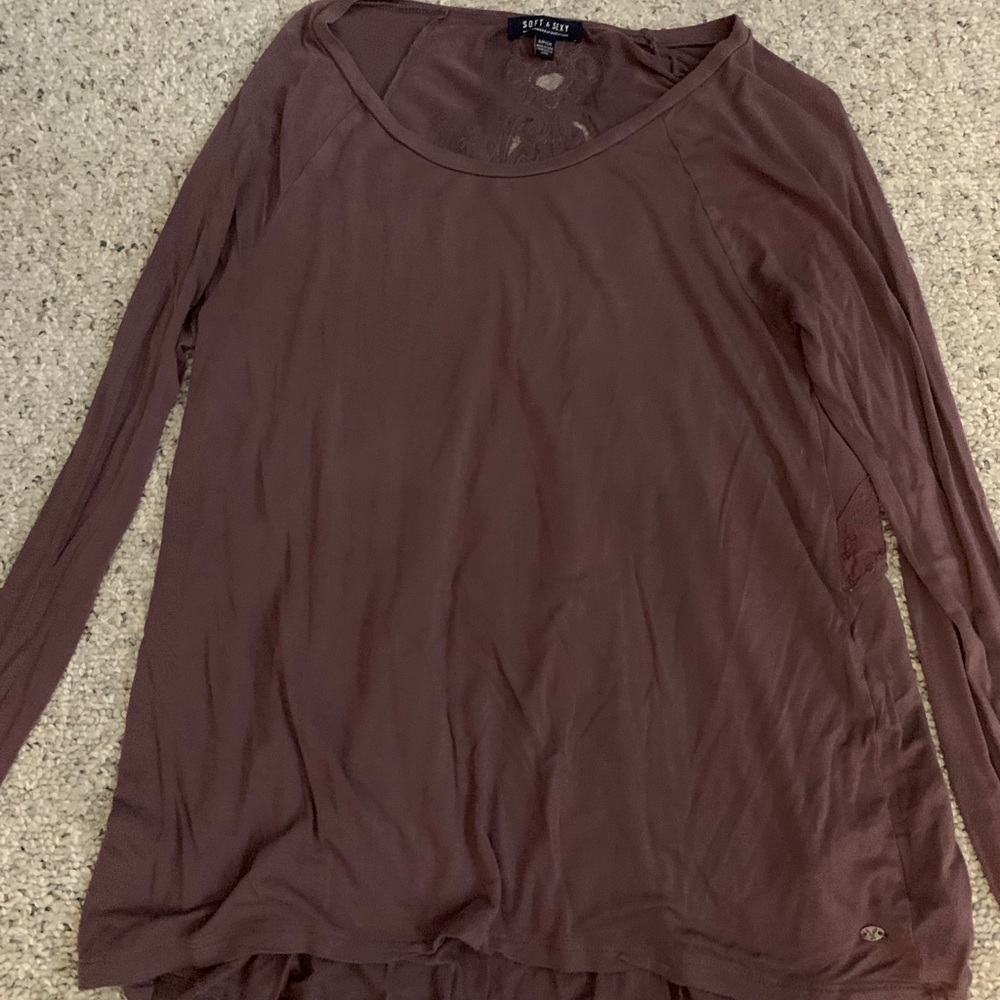 American Eagle Soft & Sexy Long Sleeve Top